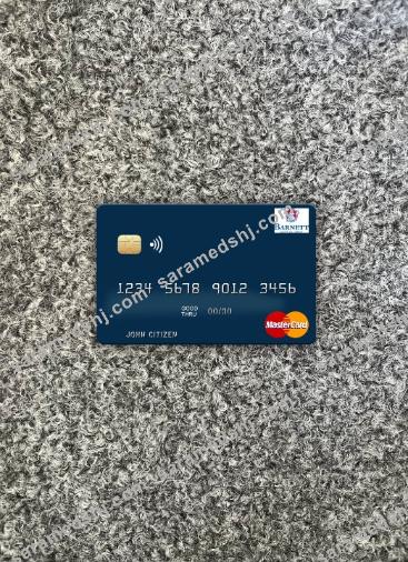 Dominica Barnett Capital Bank mastercard photolook front